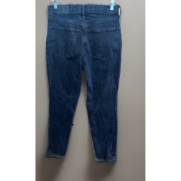 Everlane  Cheeky Jeans Black High Rise 27 - Minimalist Grunge,  Organic Cotton. - Picture 3 of 6